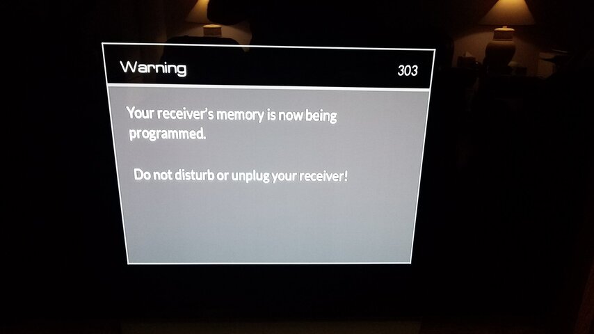 5. Code 303 Waring Receiver's Memory Being Updated.jpg