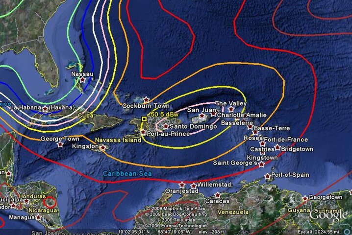 Echostar 14 118.9W  Carribean Conus.jpg